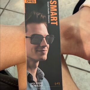 Black Smart Audio Glasses